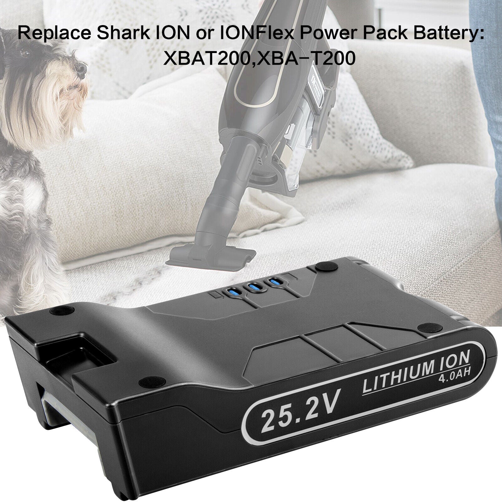 XBAT200 Battery for Shark ION Rocket, IONFlex, F80, IONFlex 2X XBAT200 Battery for Shark ION Rocket, IONFlex, F80, IONFlex 2X